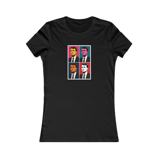 Charlie Pop Art Women's Slim Fit Tee