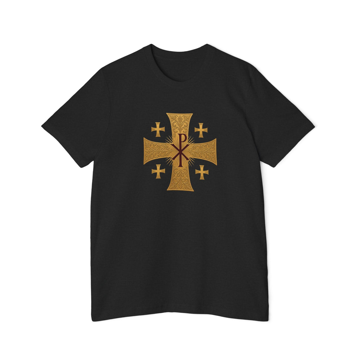 Chi-Rho Jerusalem Cross Lightweight Tee