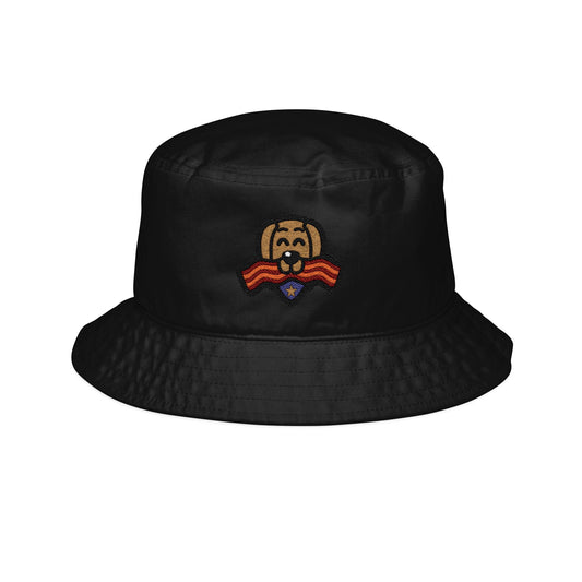 Bacon Dog Embroidered Bucket Hat