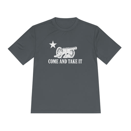 Come and Take It Cannon Men's Dry-Fit Performance Tee - Dark Colors