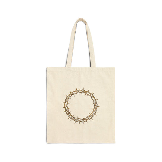 Crown of Thorns Canvas Tote Bag