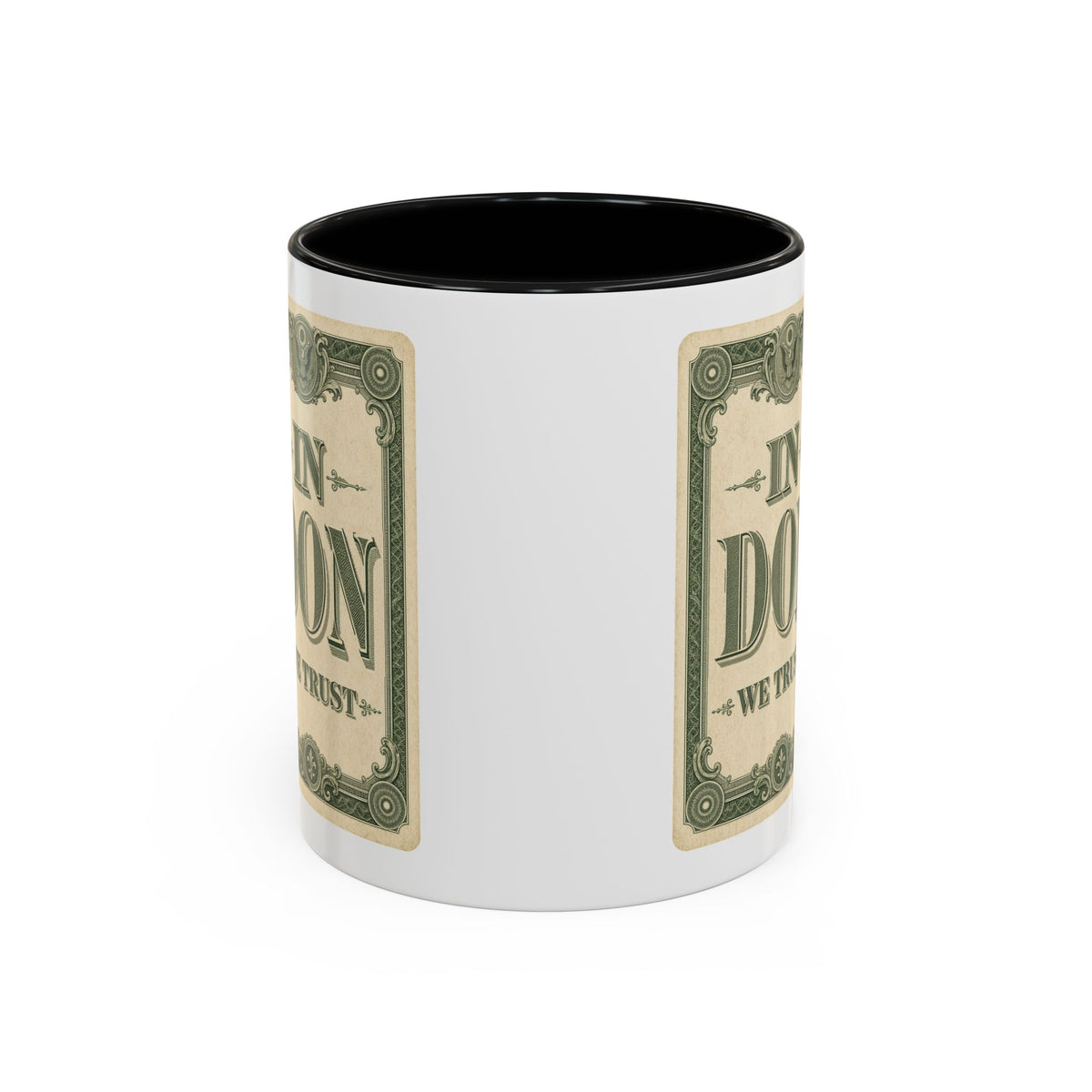 In Don We Trust Card Accent Mug