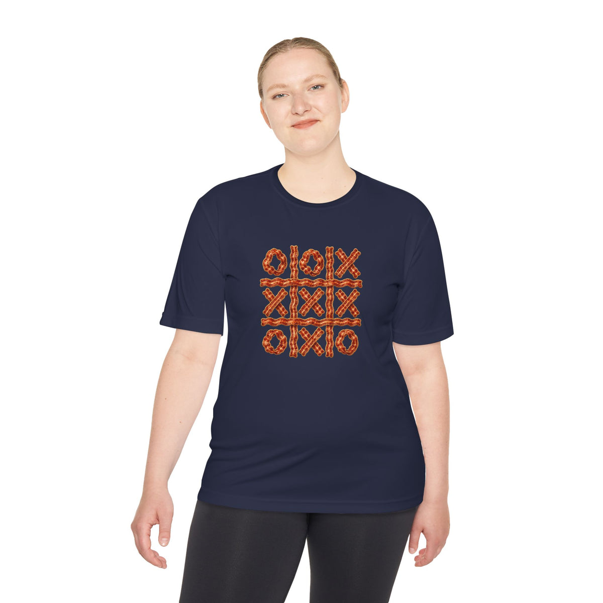 Bacon Tic-Tac-Toe Men's Dry-Fit Performance Tee