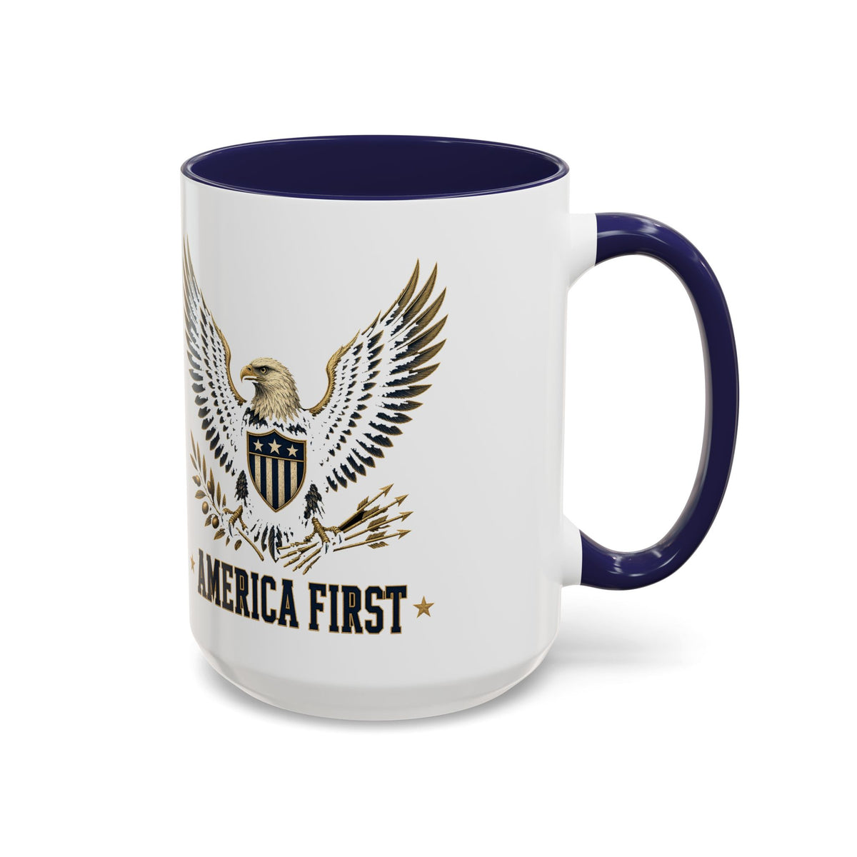 America First Eagle Accent Mug