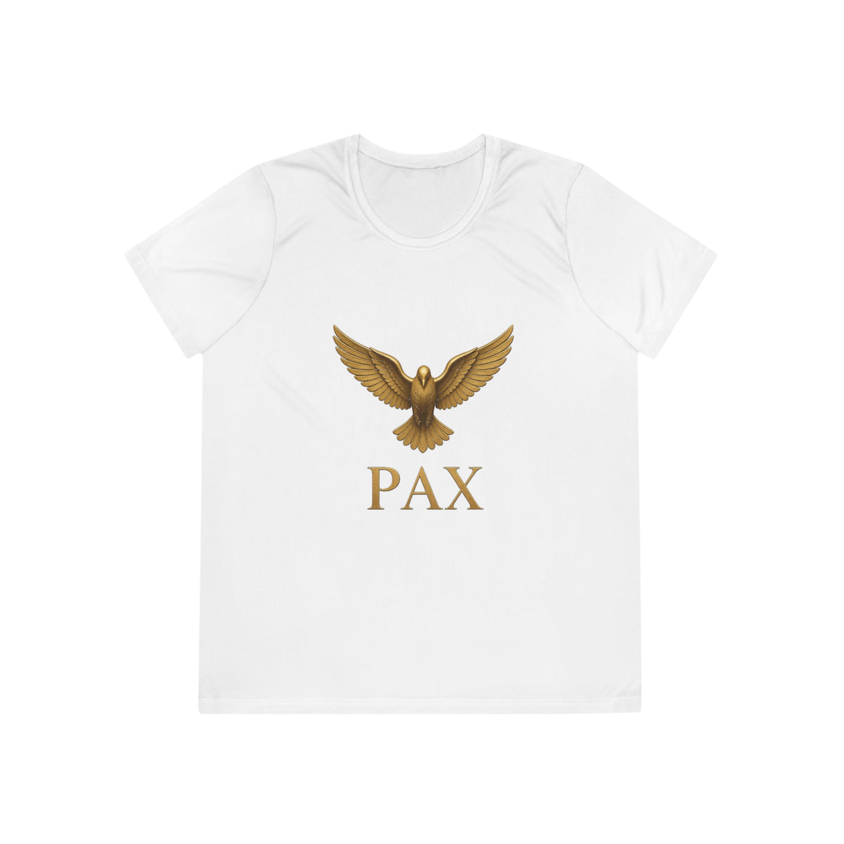I AM Jesus Fish – Pax Dove Chest Women's Dry-Fit Performance Tee