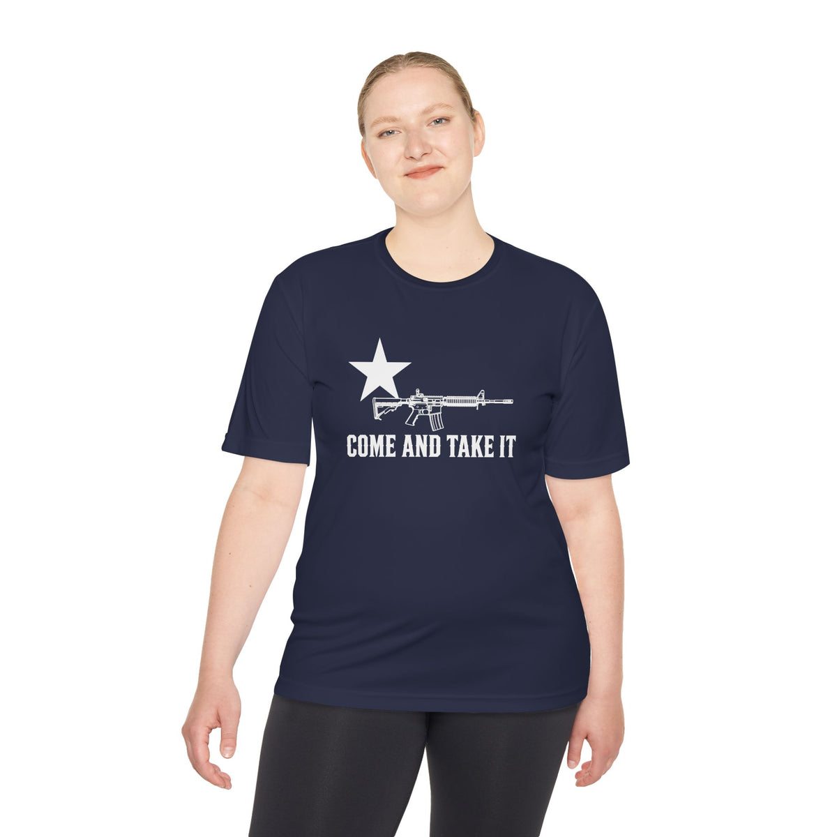 Come and Take It Rifle Men's Dry-Fit Performance Tee - Dark Colors