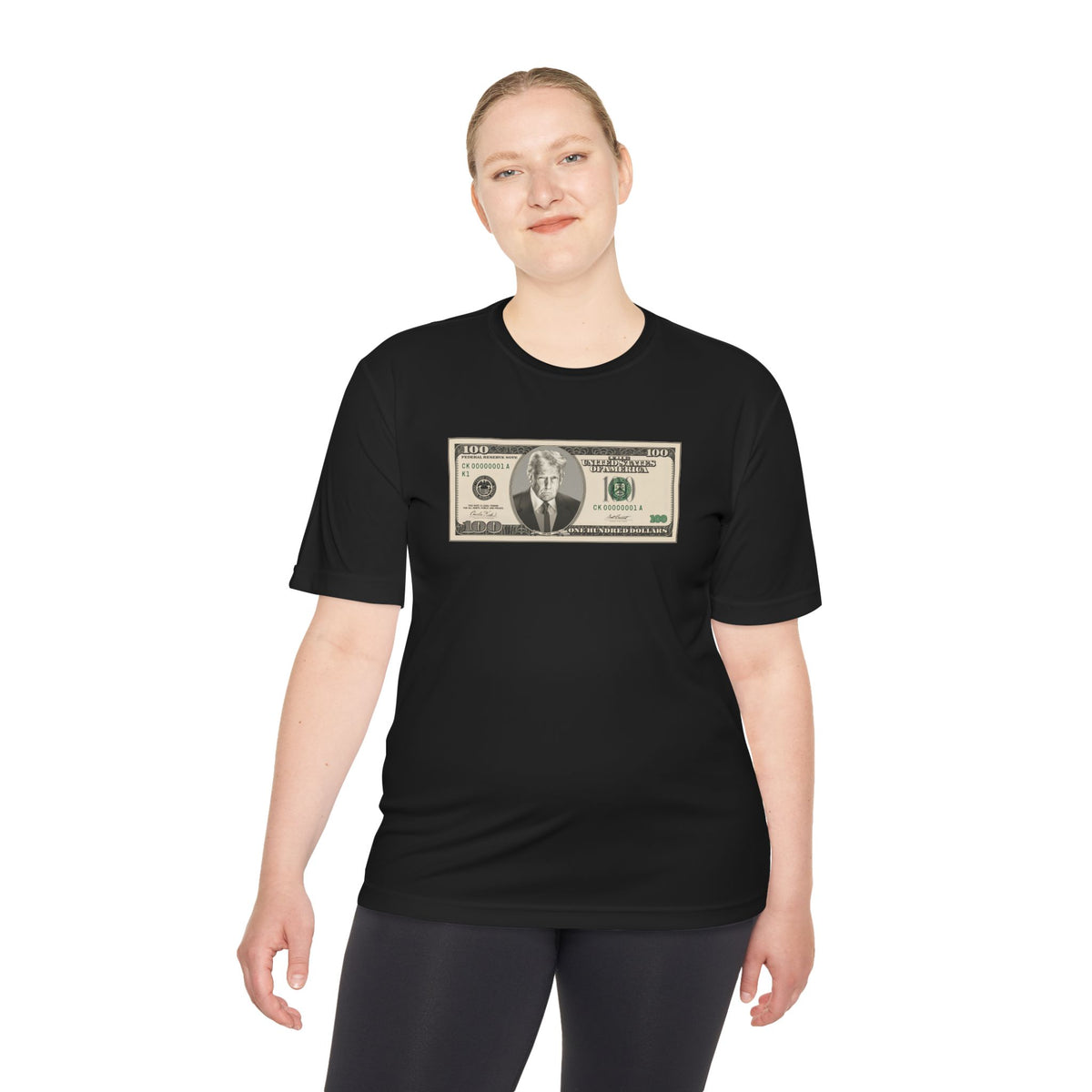 Trump $100 Bill Men's Dry-Fit Performance Tee