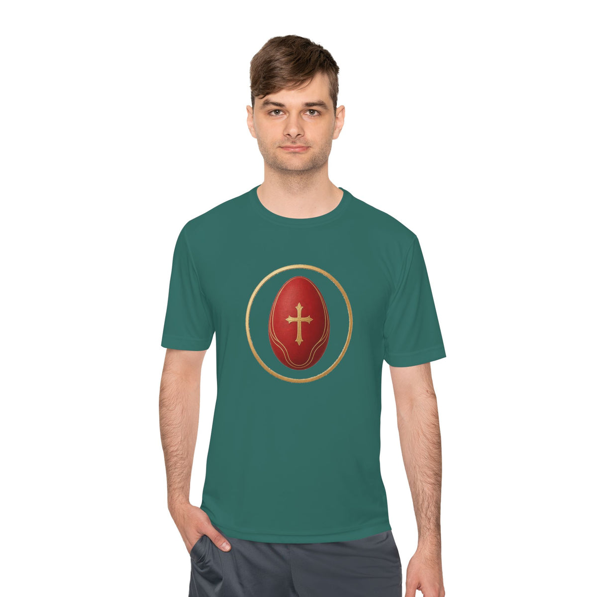 He Is Risen Men's Dry-Fit Performance Tee