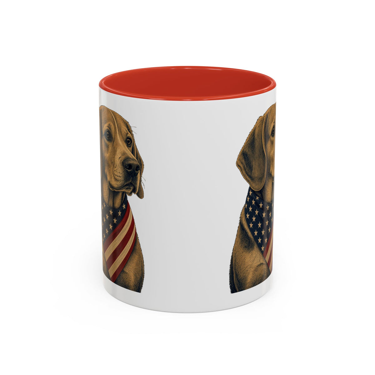 Patriotic Beagle Accent Mug