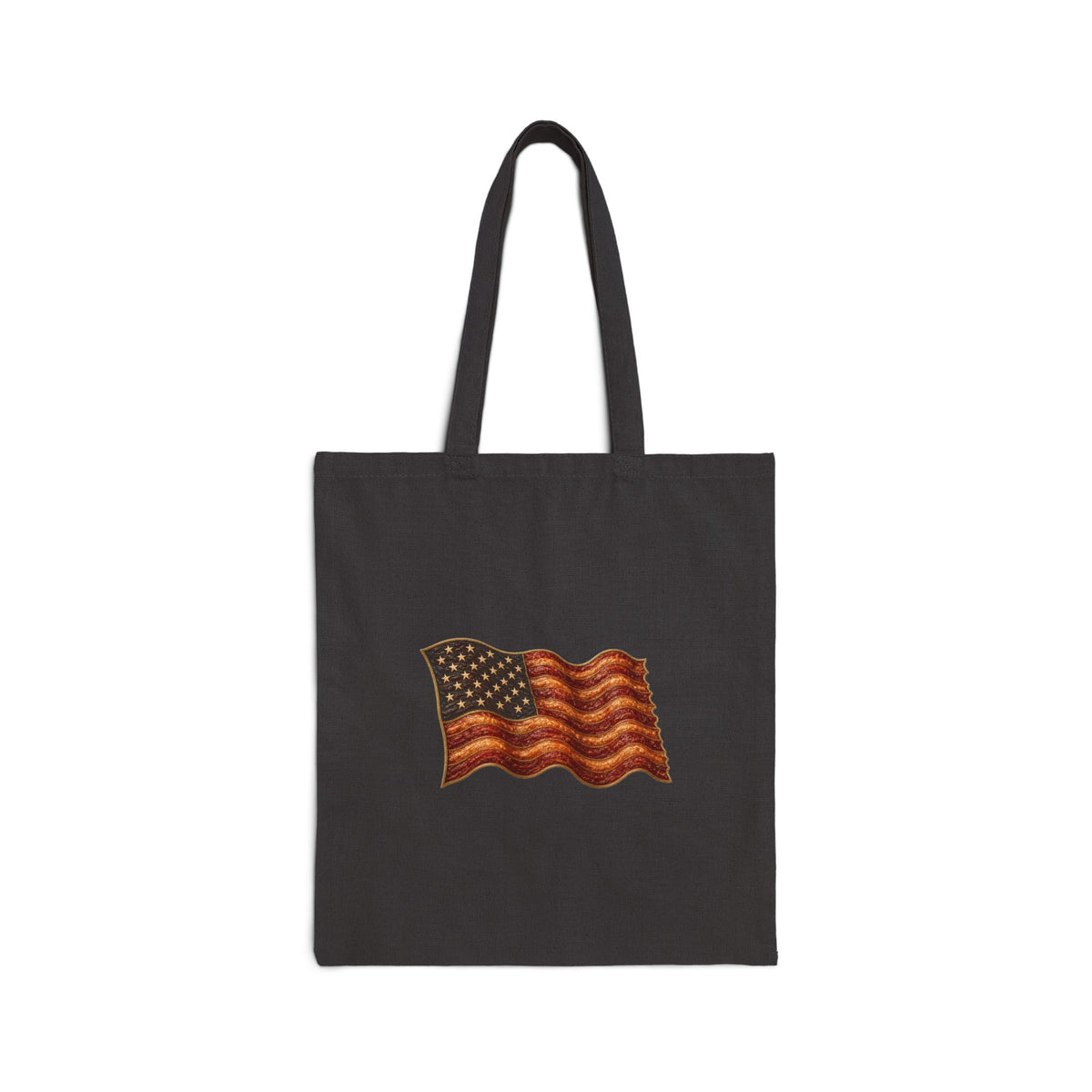 Bacon Flag Canvas Tote Bag