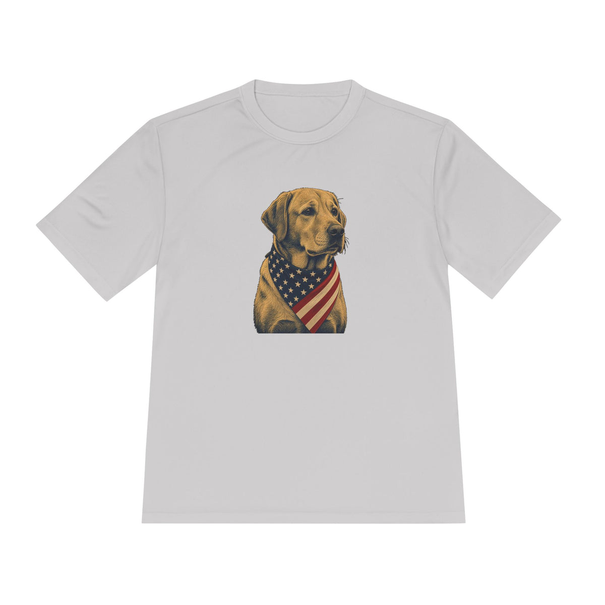 Patriotic Lab American Flag Bandana Men's Dry-Fit Performance Tee
