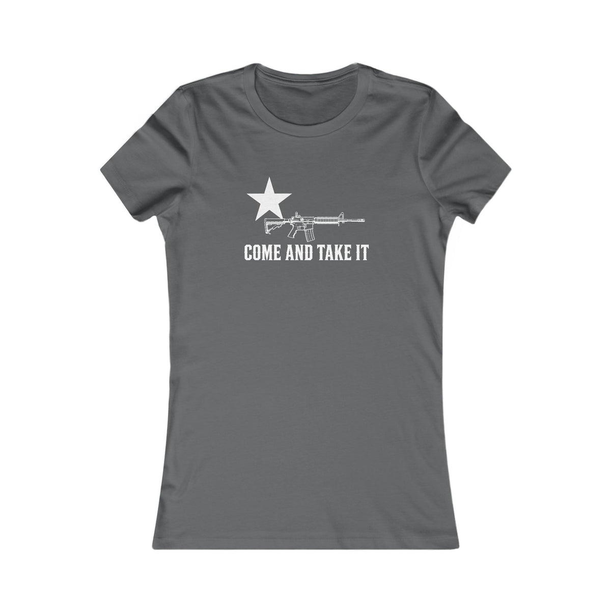 Come and Take It Rifle Women's Slim Fit Tee - Dark Colors