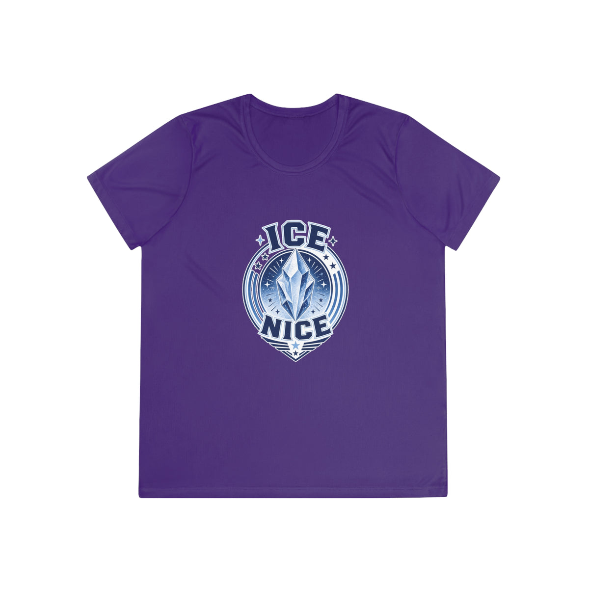 ICE is NICE Badge Women's Dry-Fit Performance Tee