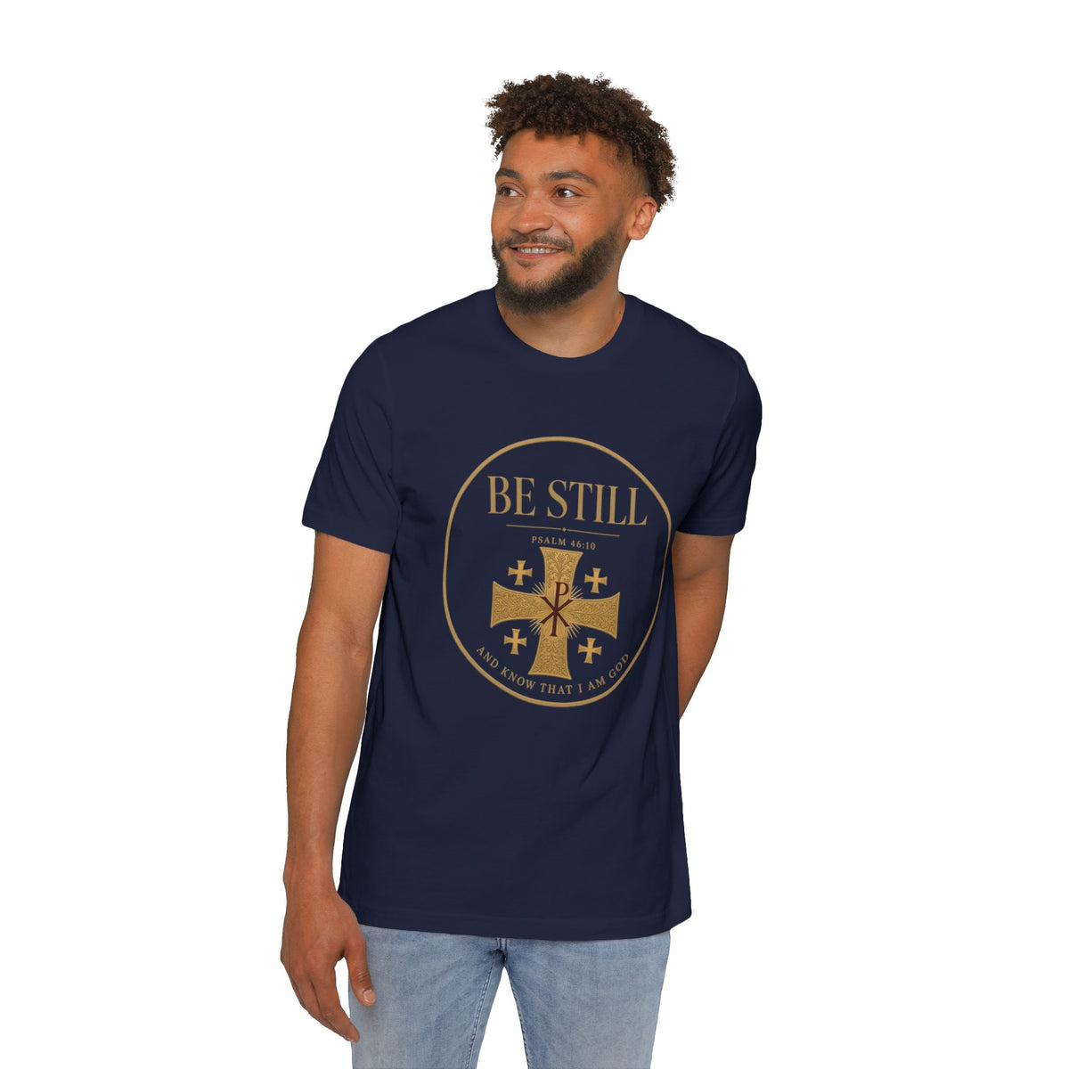Be Still Psalm 46:10 Lightweight Tee