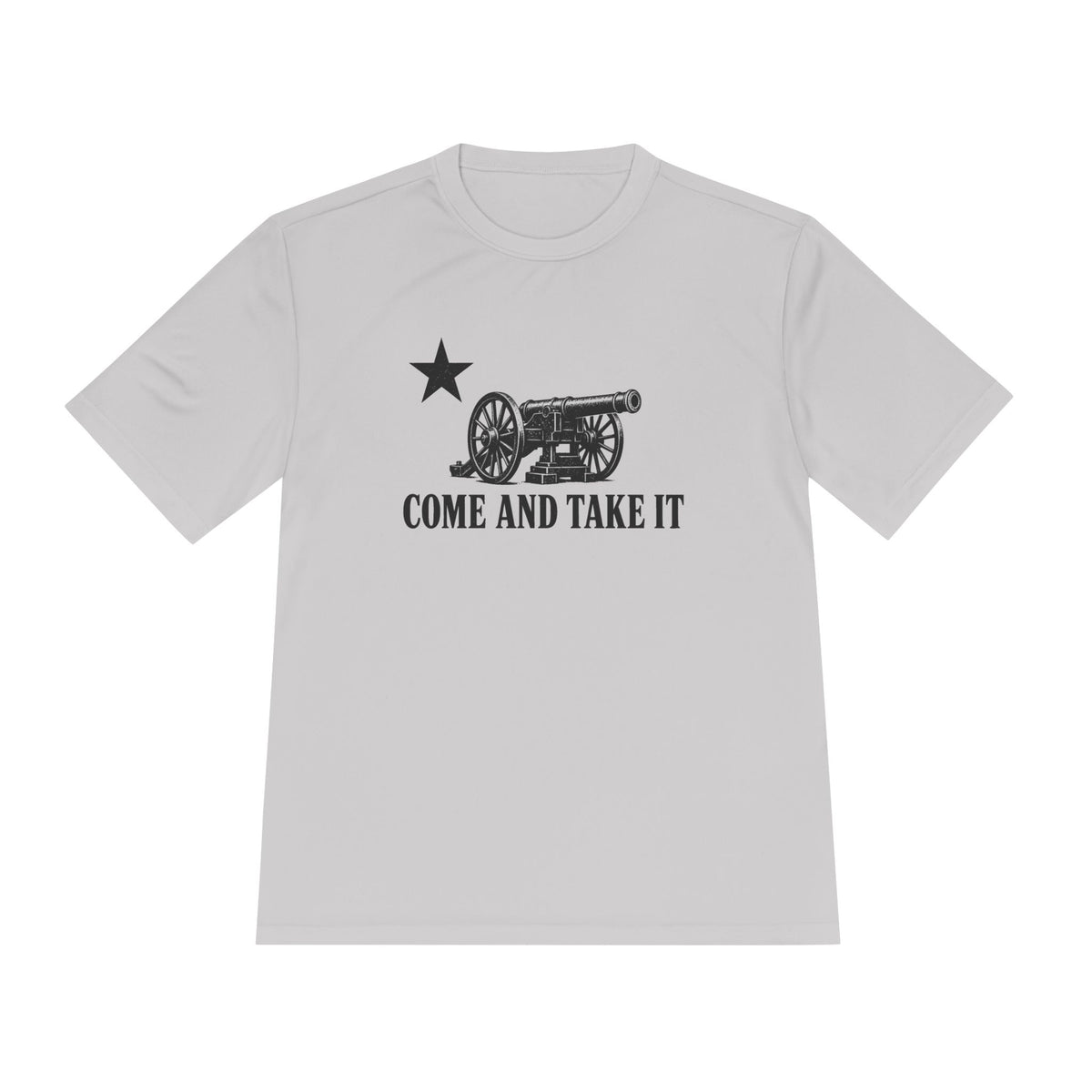 Come and Take It Cannon Men's Dry-Fit Performance Tee