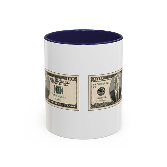 Trump $100 Bill Accent Mug