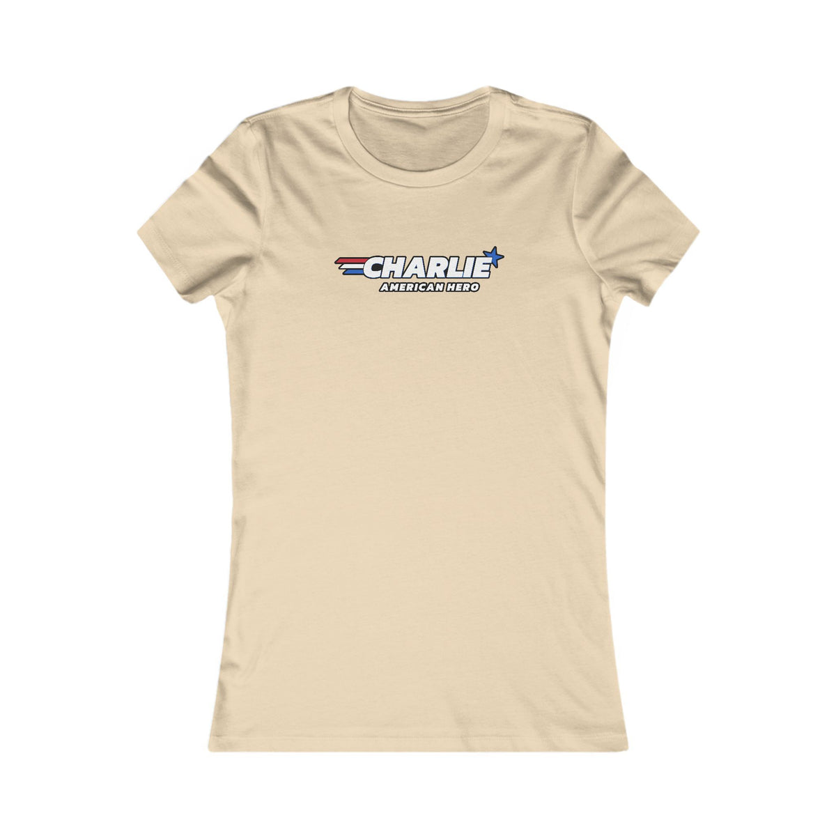 Charlie American Hero Women's Slim Fit Tee