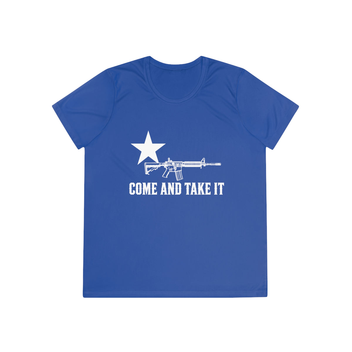 Come and Take It Rifle Women's Dry-Fit Performance Tee - Dark Colors