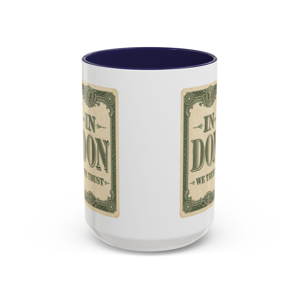 In Don We Trust Card Accent Mug