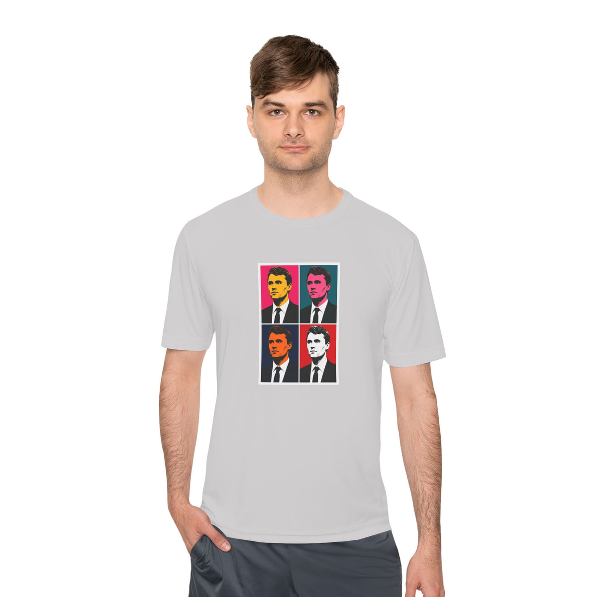 Charlie Pop Art Men's Dry-Fit Performance Tee