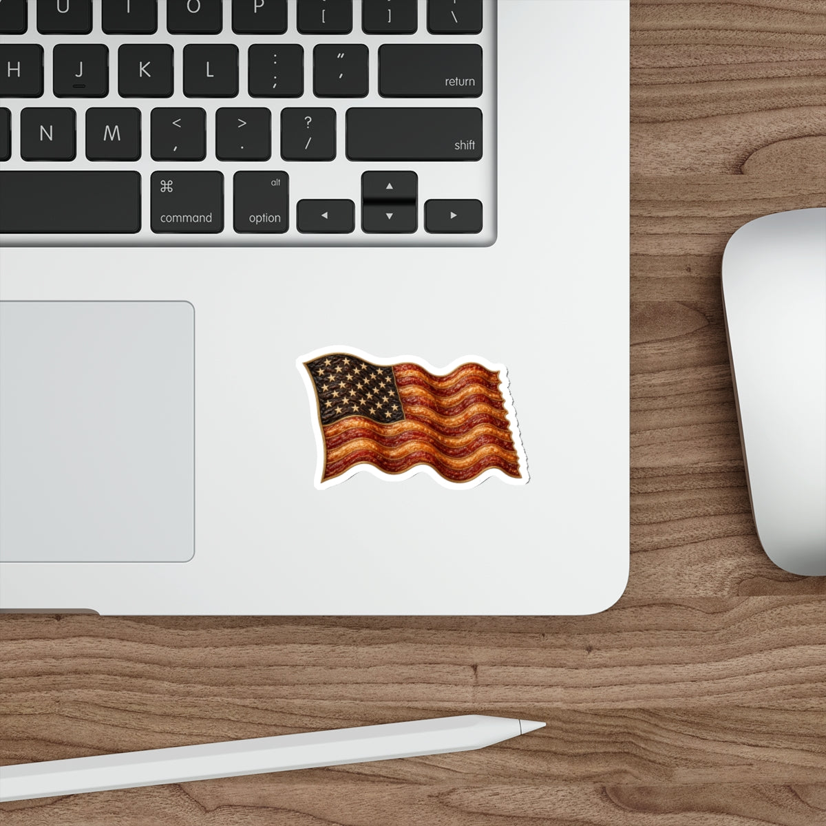 Bacon Flag Die-Cut Sticker