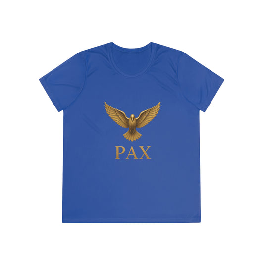 I AM Jesus Fish – Pax Dove Chest Women's Dry-Fit Performance Tee