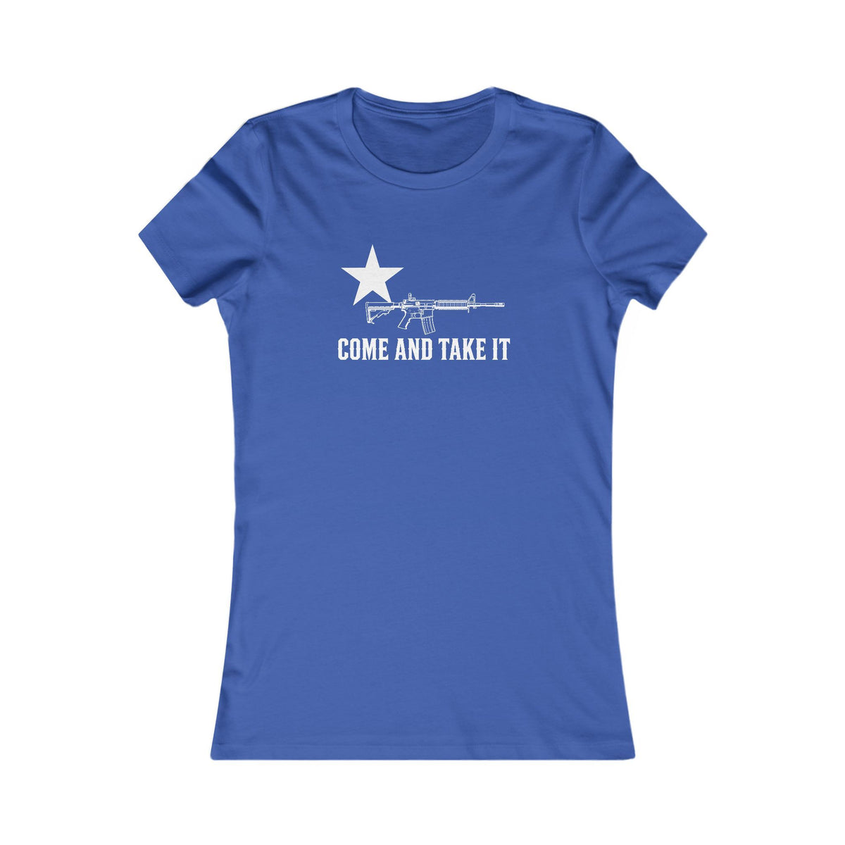 Come and Take It Rifle Women's Slim Fit Tee - Dark Colors