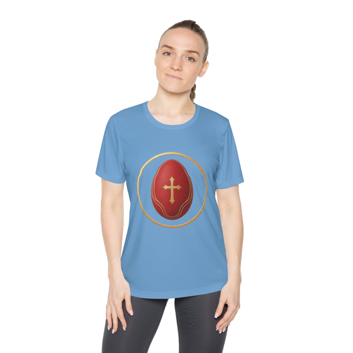 He Is Risen Women's Dry-Fit Performance Tee