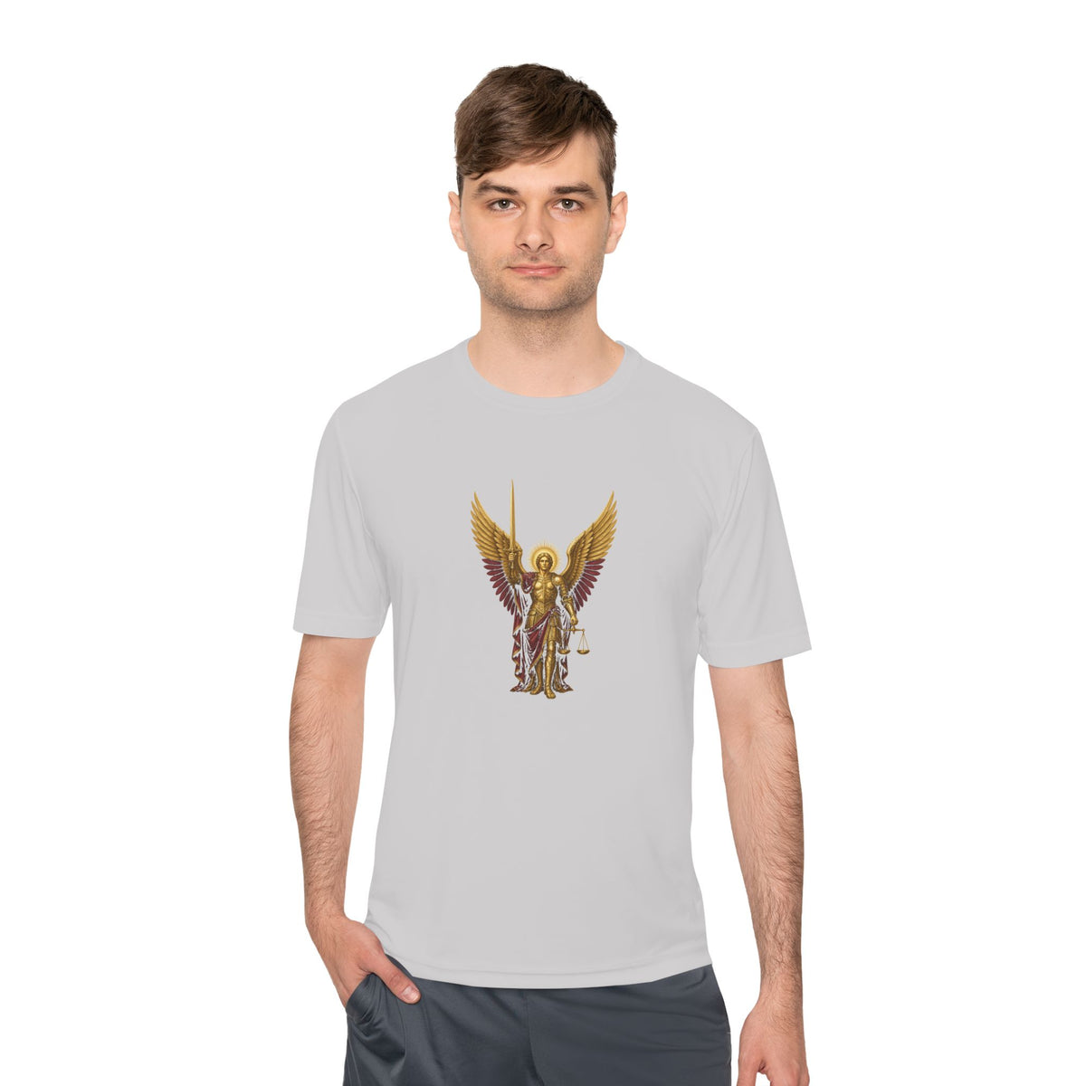 Archangel Michael Men's Dry-Fit Performance Tee