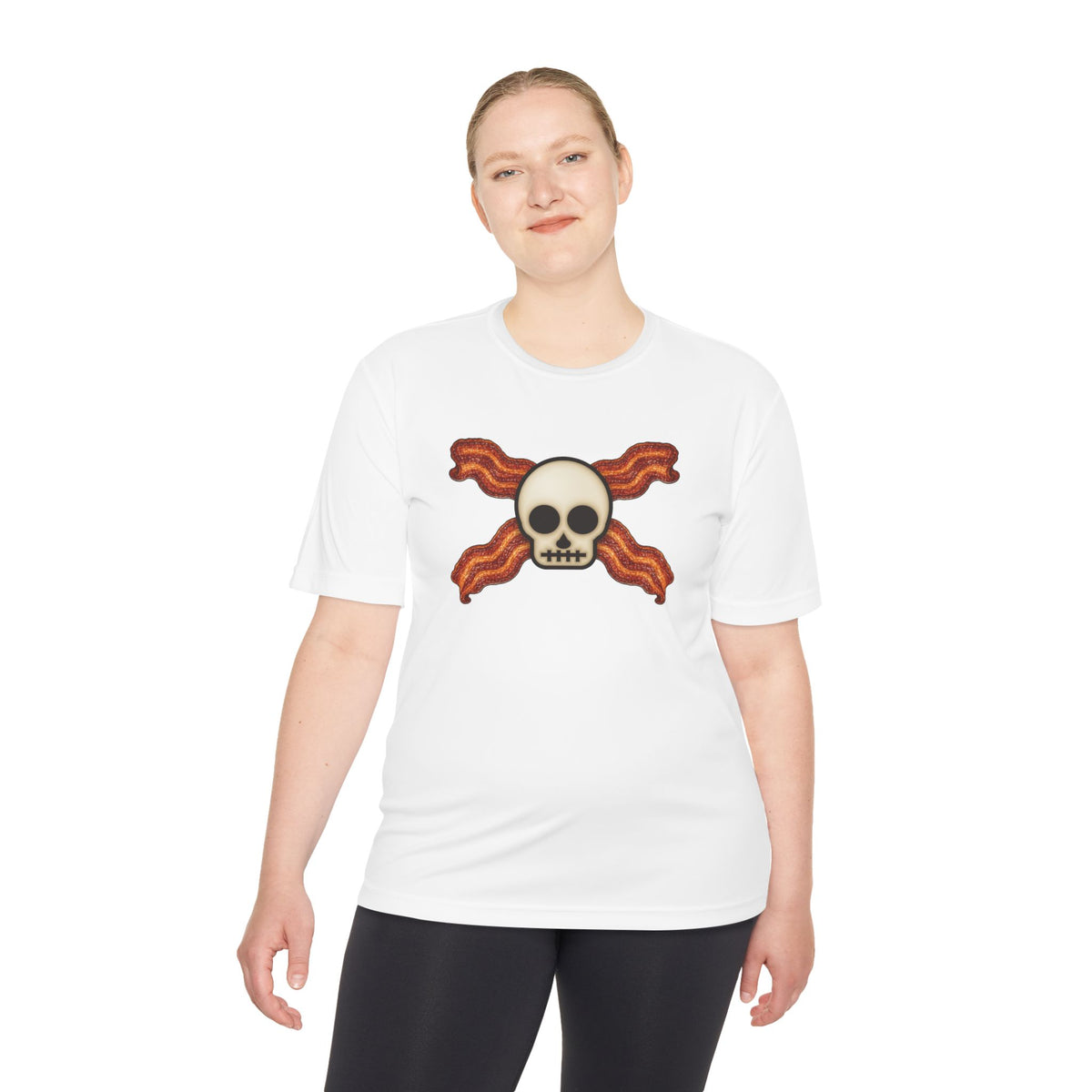 Bacon Jolly Roger Men's Dry-Fit Performance Tee
