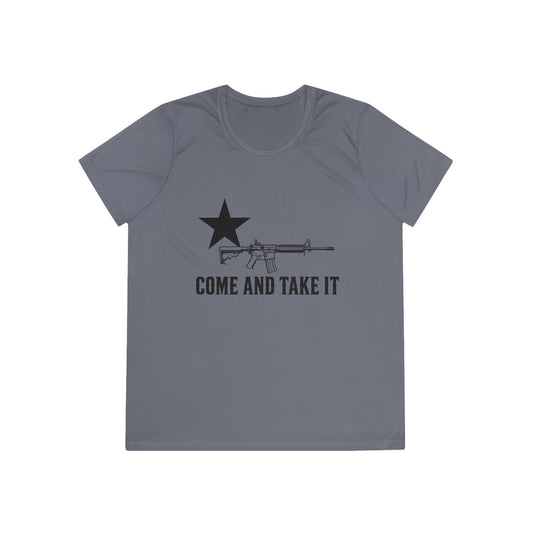 Come and Take It Rifle Women's Dry-Fit Performance Tee