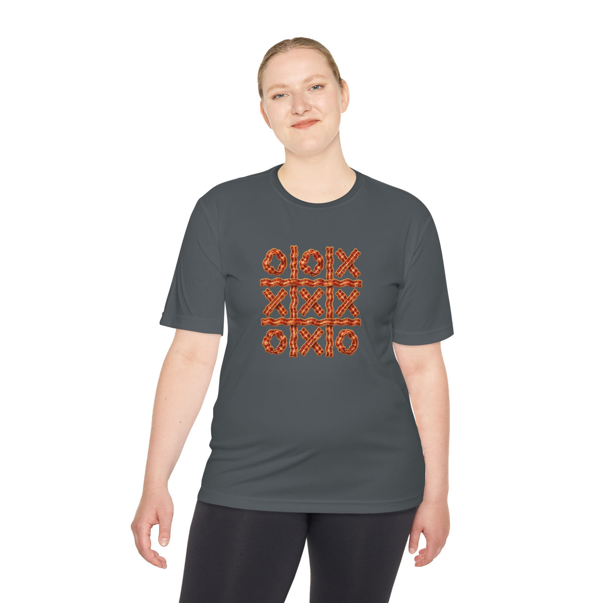 Bacon Tic-Tac-Toe Men's Dry-Fit Performance Tee