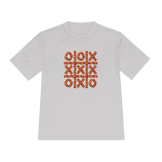 Bacon Tic-Tac-Toe Men's Dry-Fit Performance Tee