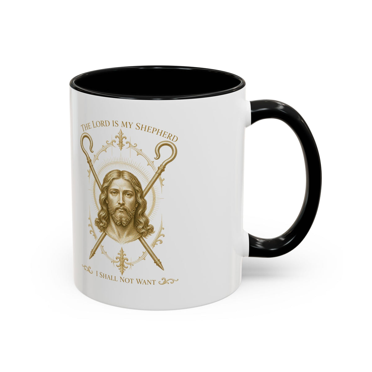 The Lord Is My Shepherd Psalm 23:1 Accent Mug