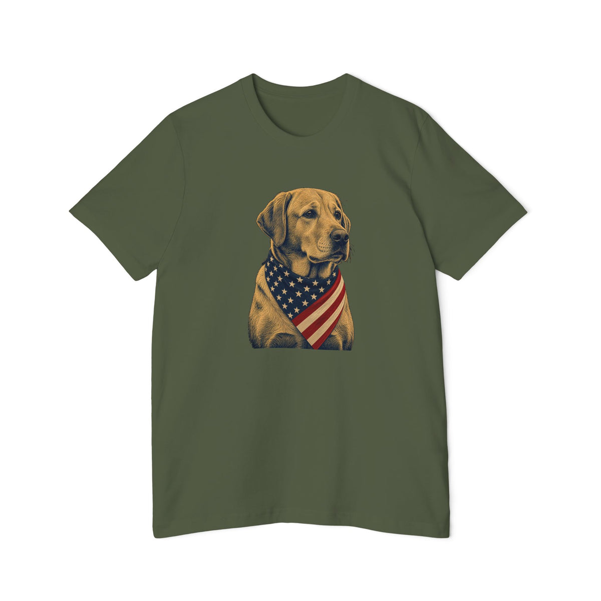 Patriotic Lab American Flag Bandana Lightweight Tee