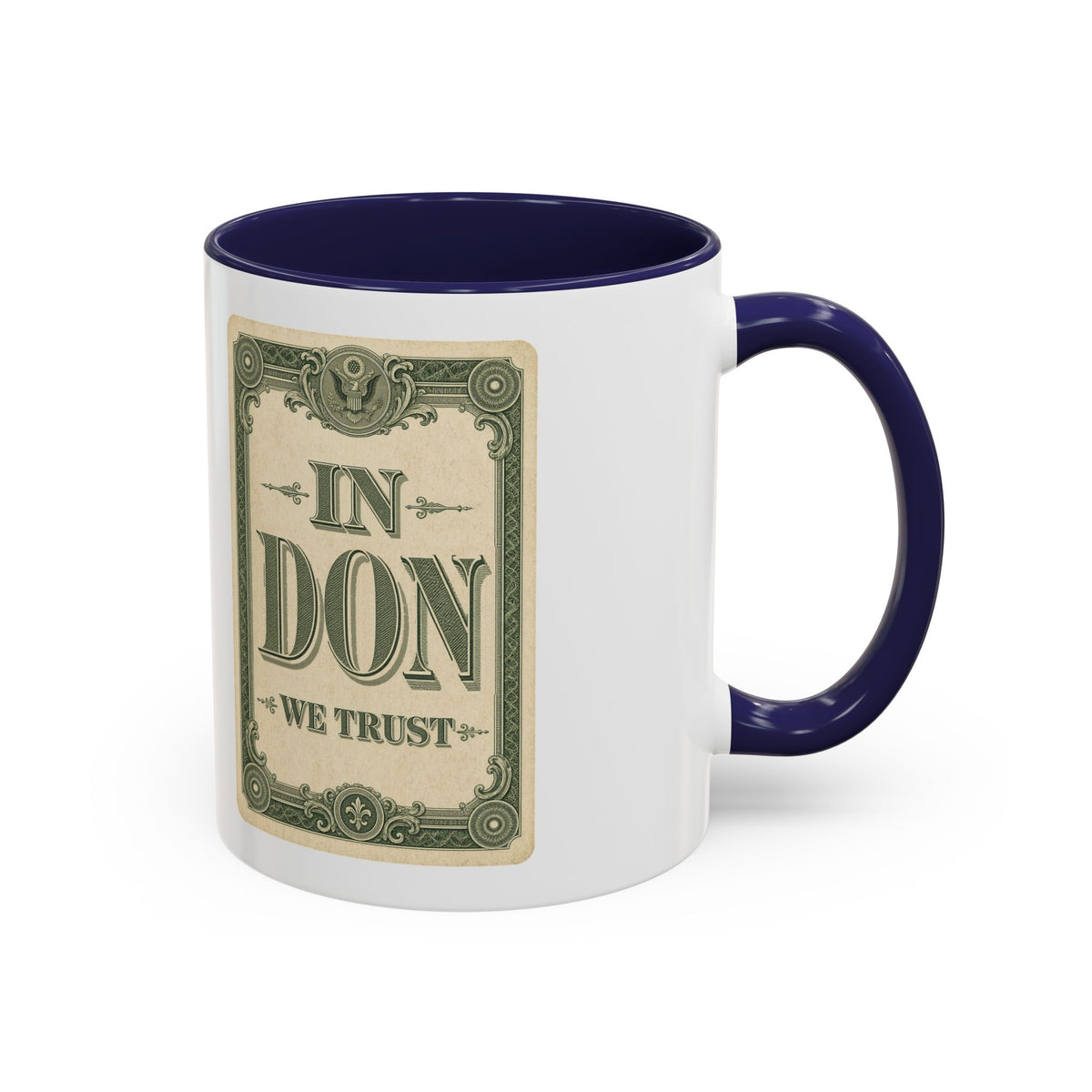 In Don We Trust Card Accent Mug