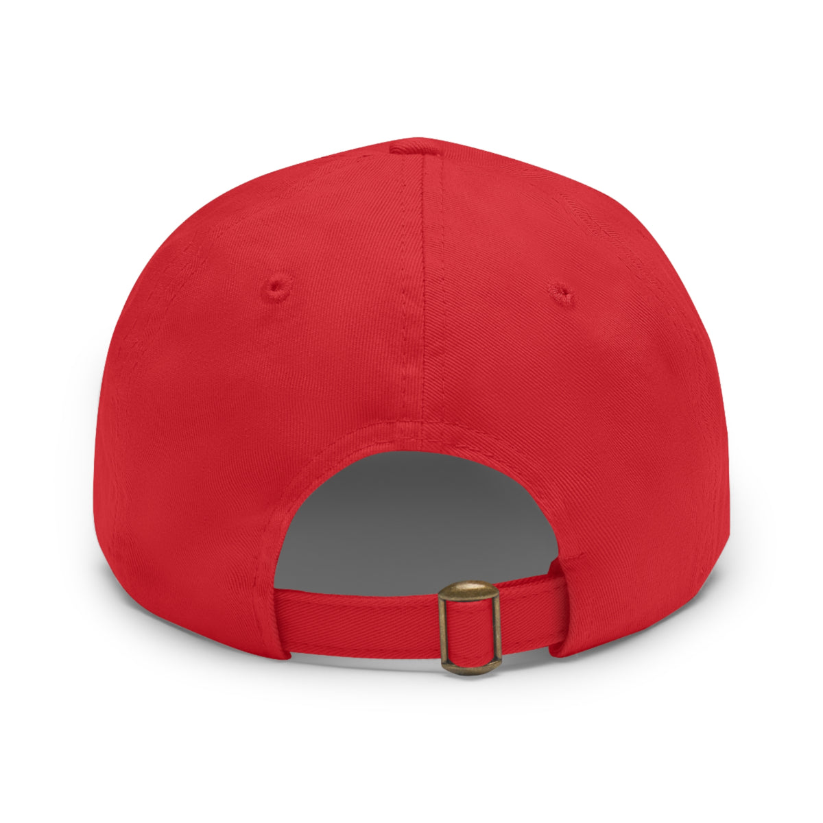 Bacon Pile Faux Leather Patch Dad Hat