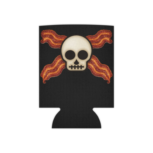 Bacon Jolly Roger Can Cooler