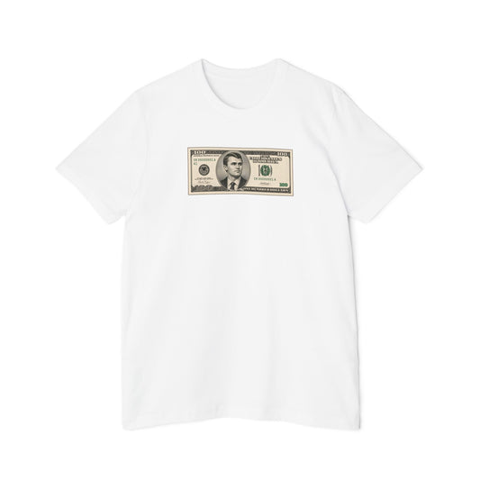 Charlie Kirk $100 Bill Lightweight Tee