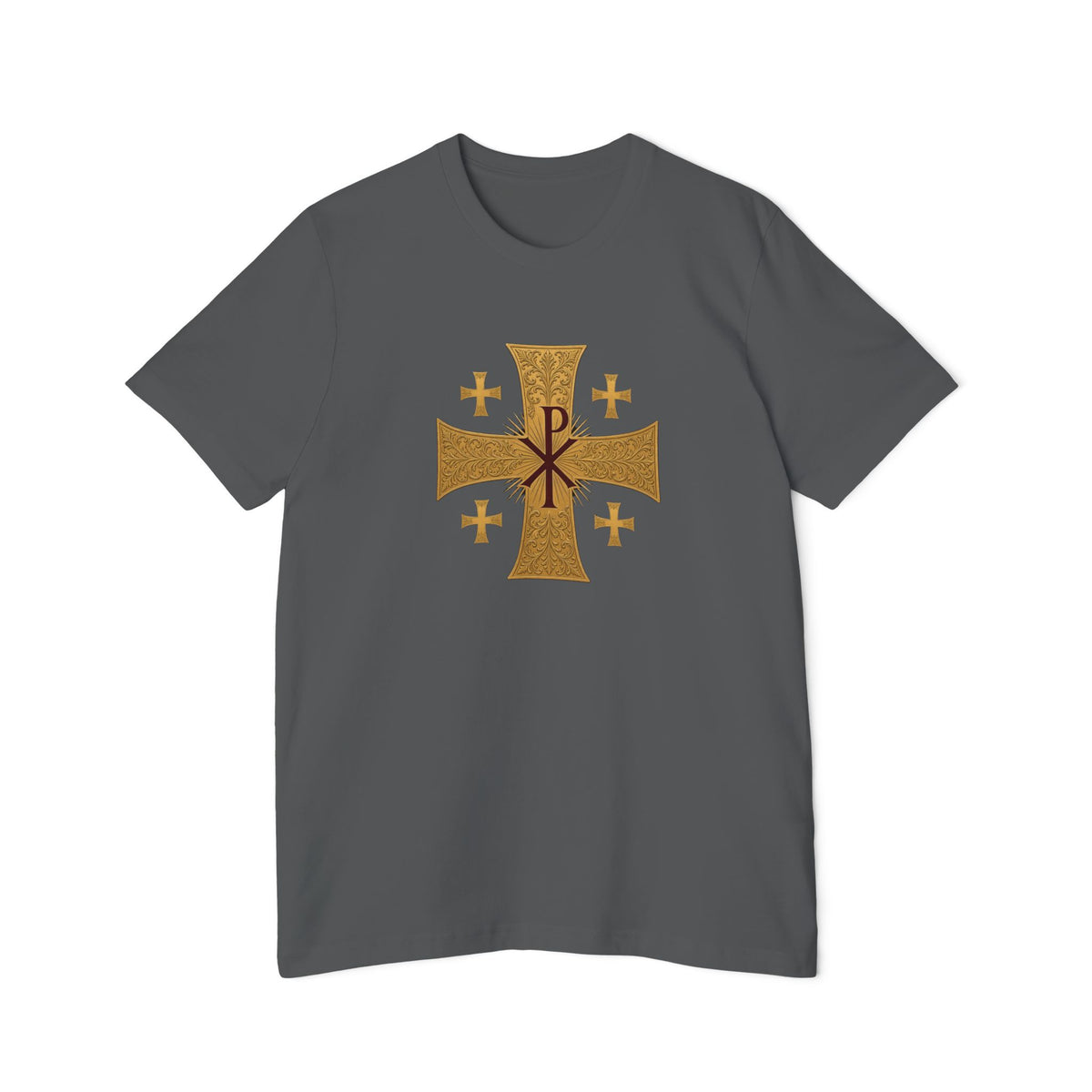 Chi-Rho Jerusalem Cross Lightweight Tee