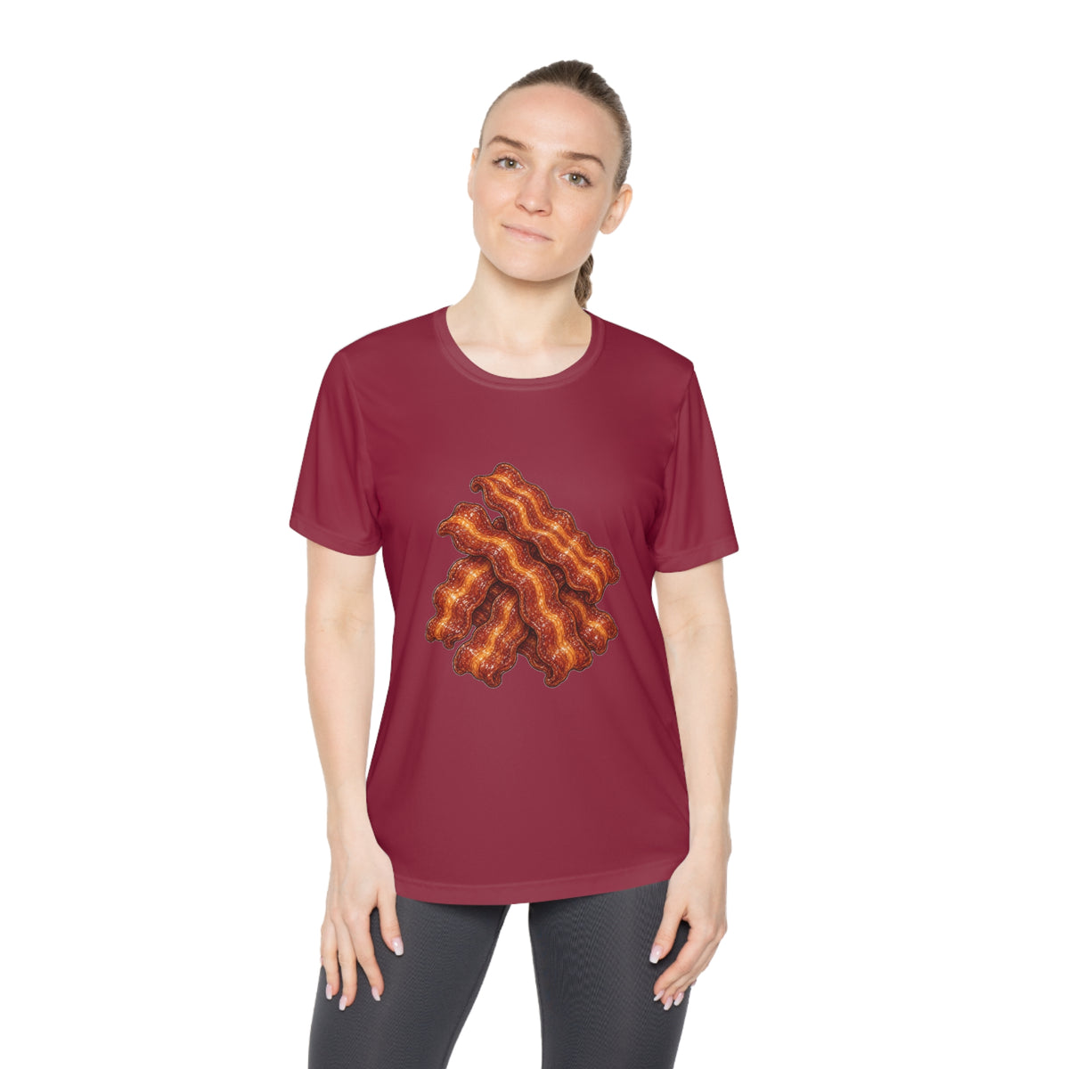 Bacon Pile Women's Dry-Fit Performance Tee