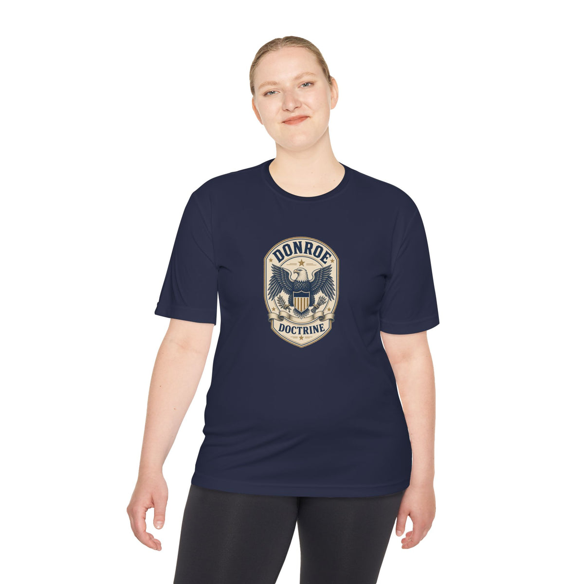 Donroe Doctrine Badge Men's Dry-Fit Performance Tee