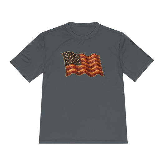 Bacon Flag Men's Dry-Fit Performance Tee