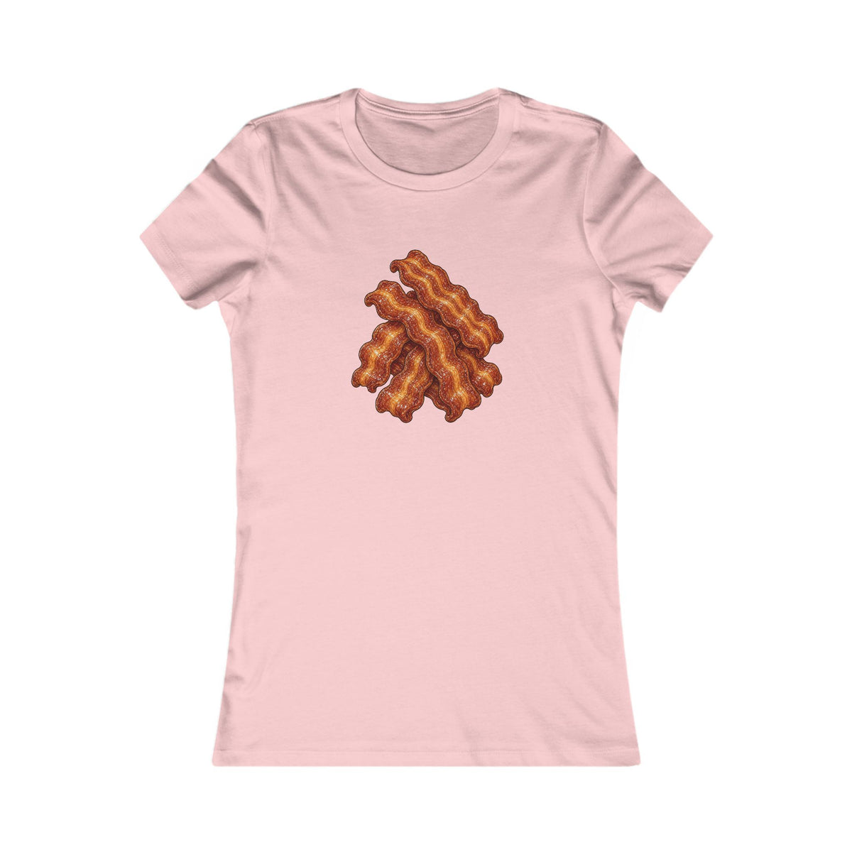 Bacon Pile Women's Slim Fit Tee