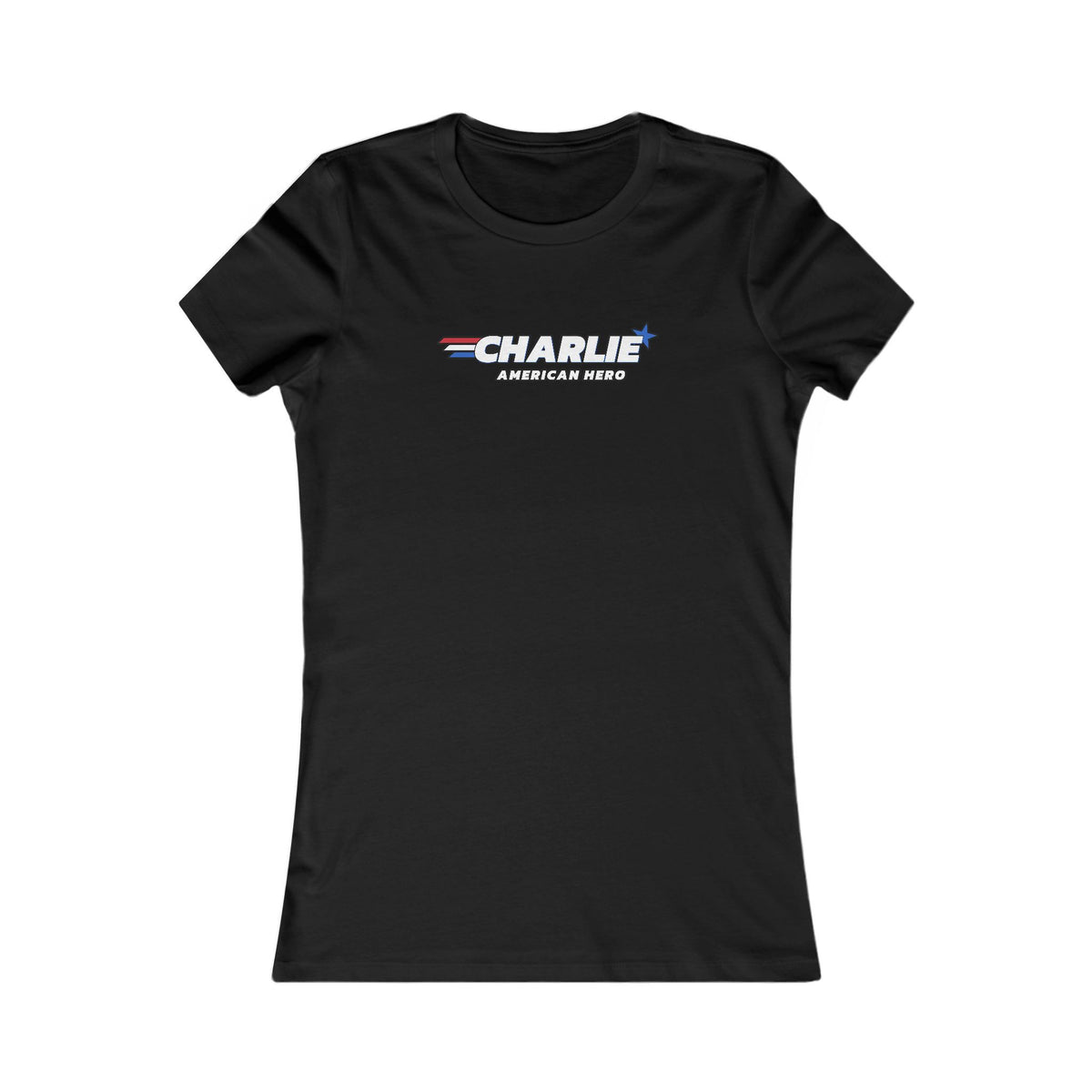 Charlie American Hero Women's Slim Fit Tee