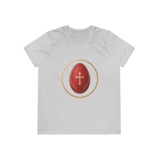 He Is Risen Women's Dry-Fit Performance Tee
