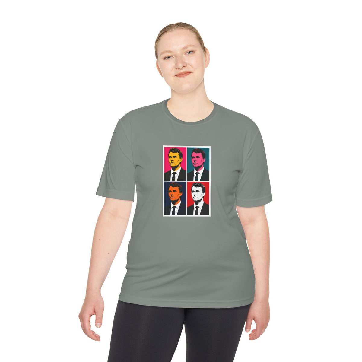 Charlie Pop Art Men's Dry-Fit Performance Tee