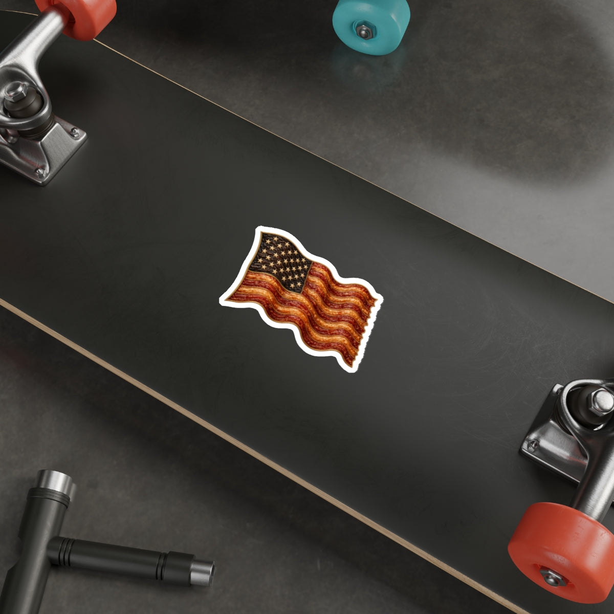 Bacon Flag Die-Cut Sticker