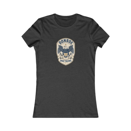 Donroe Doctrine Badge Women's Slim Fit Tee