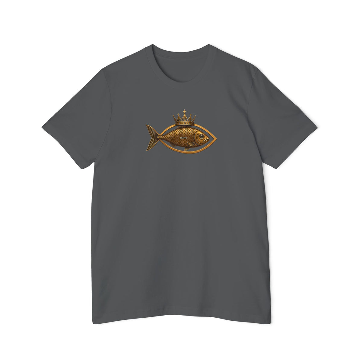 Crowned Ichthys Jesus Fish Lightweight Tee
